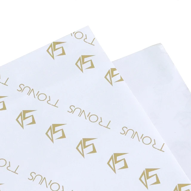 
Custom Gold Brand Logo Printing Gift Wrapping Tissue Paper for Packing Christmas gift packaging 