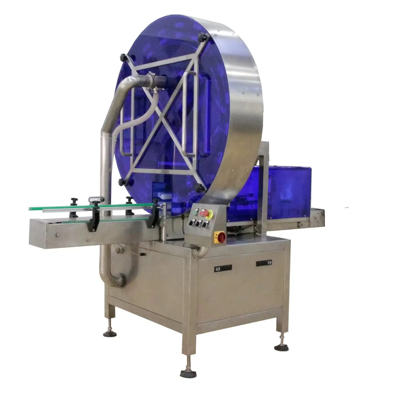 Fully Automatic Empty Can Disinfect Blowing Sweep Machine/Ultraviolet Sterilizing and Blowing Machine For Round Bottle