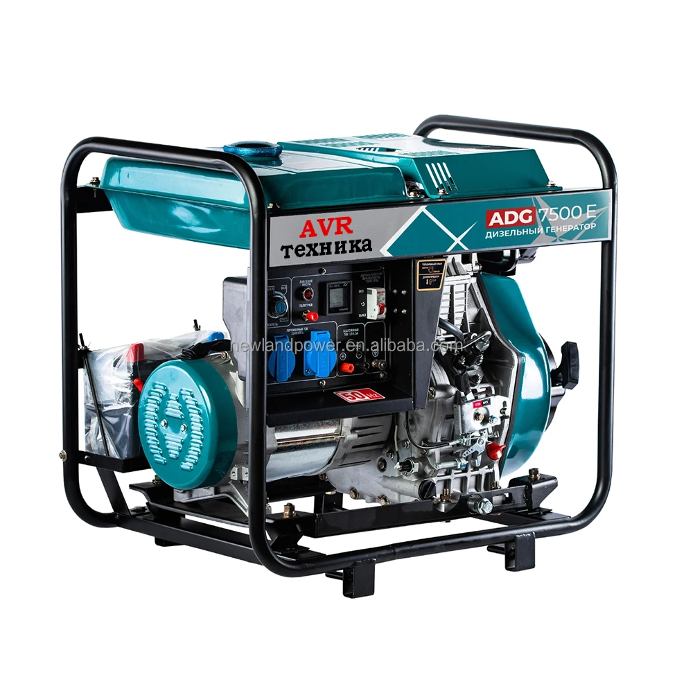 Emergency Open Frame 5kw 6kw Low Price Professional 380V CE Diesel Generator