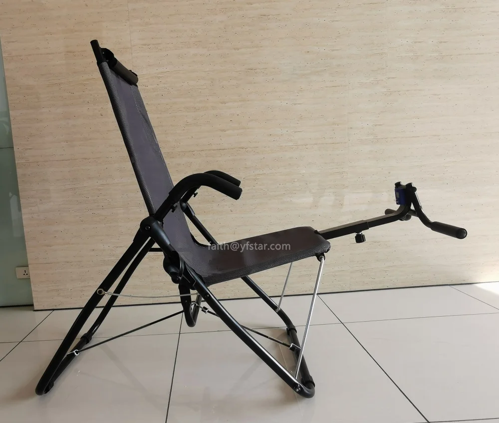 Wholesaler Large Size AB Lounge Exercise Chair Manual Folding Zone Bench Leisure Sports Equipment for Home