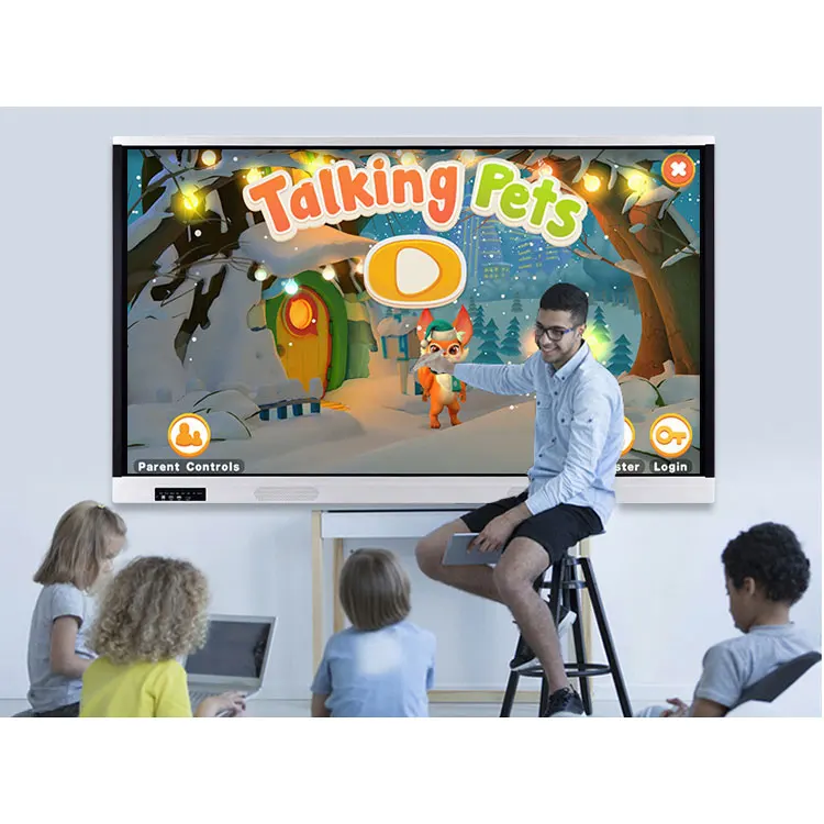 65 inch 4k UHD multi touch smart board interactive whiteboards for classrooms