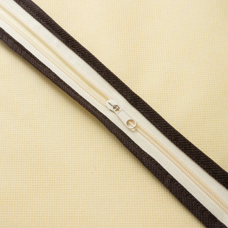 cover suit garment bag wedding dress bag with logo nonwoven zipper hanger garment packaging bag