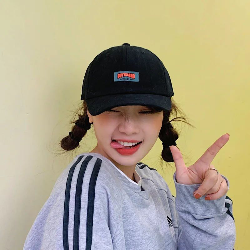 Short Brim Cap Girl Hip Hop Casual Flat Brimmed Snapback Hat Cotton Outdoor Sports Men Summer  Hats Bone Gorras