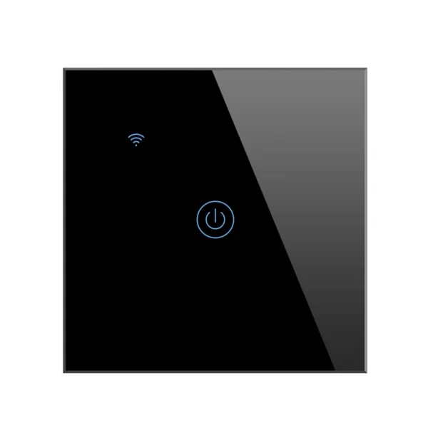 Tuya Smart EU/UK Standard WIFI Switch With Neutral Glass Panel Touch Wall Smart Switch 1/2/3/4 Gang Smart Switch