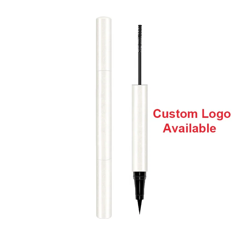 ABZ Custom Logo Water Proof Eyeliner Non Smudge Mascara 2 in 1 Eyebrow Mascara