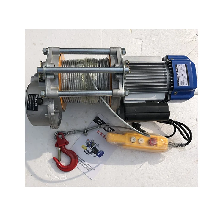 Most Popular High Quality 1000kg 220v Voltage Fast Line Sped Electric Winch