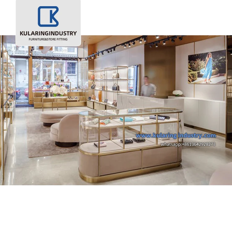 China Wholesale Fashion Handbag Store Design Retail Shoe Shop Furniture Decoration For Shoe Shop
