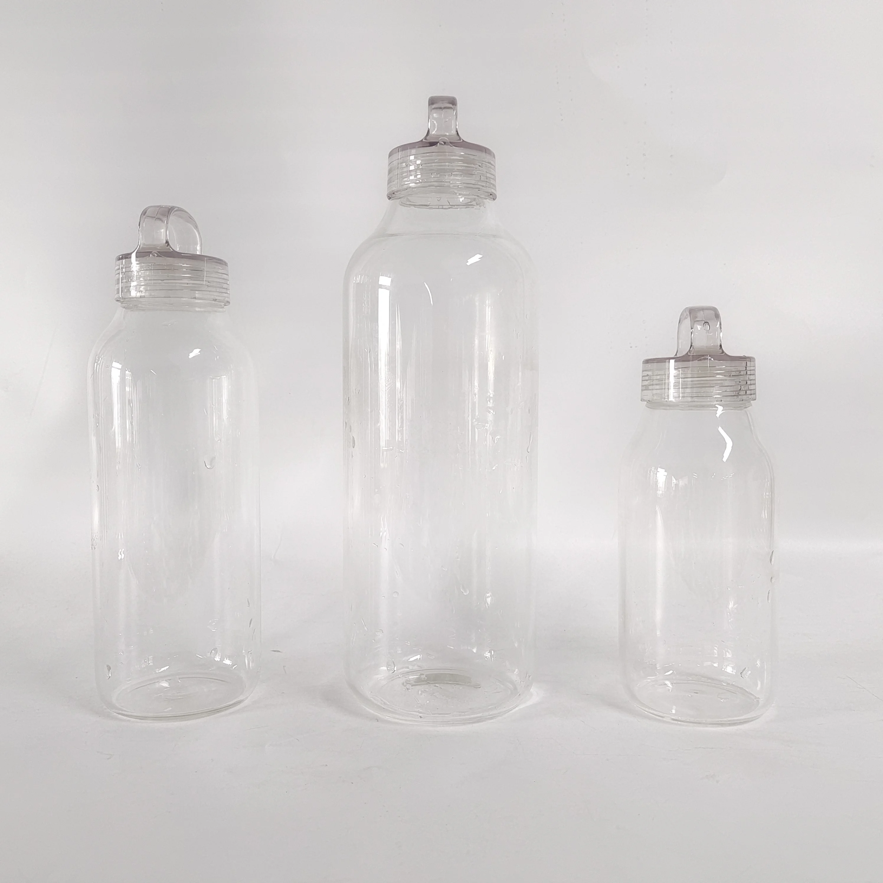 Hot selling Portable carrying cup accompanying cup travel cup sports water bottle high borosilicate glass bottle