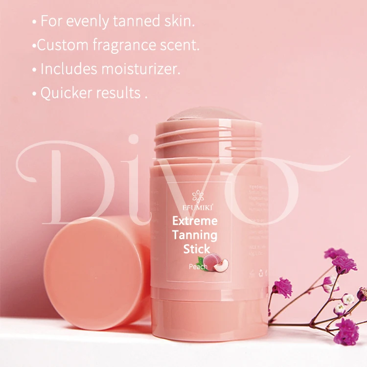 Low MOQ Fast Factory Custom Private Label Tanning Balm Tiny Tan Tanning Wand