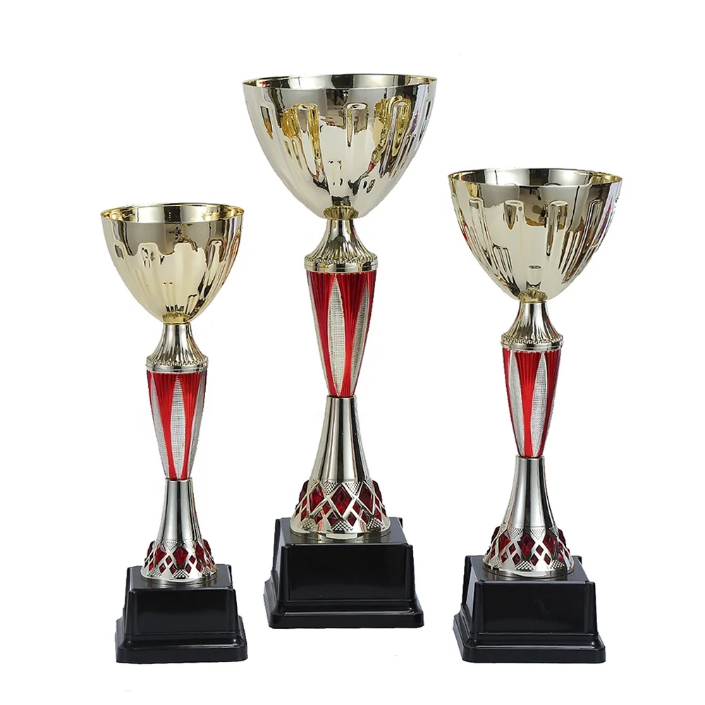 Yiwu коллекция Профессиональная деревянная основа для трофеев Заказная металлическая награда оптовая продажа Золотой Серебряный бронзовый трофей