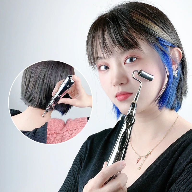 
Portable meridian heal pulse pain relief electrical stimulation electronic acupuncture laser pen massage 
