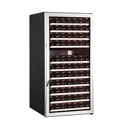 New Design Stainless Steel Built In Dual Zone Wine Cellar Wine Cooler Cabinet With Fridge