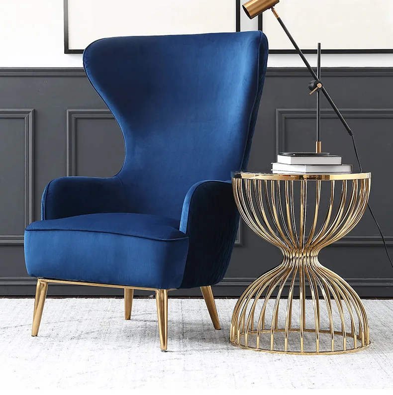 
Hotel Living Room Furniture Rose Gold Stainless Steel Frame Round Wire Side Table End Table 