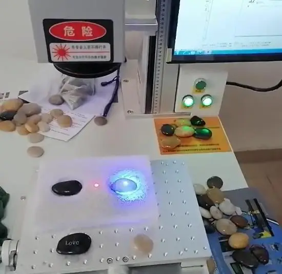 Factory Supply Word Pebbles Stone Letter Engraving Engraved Gratitude Stones for gift