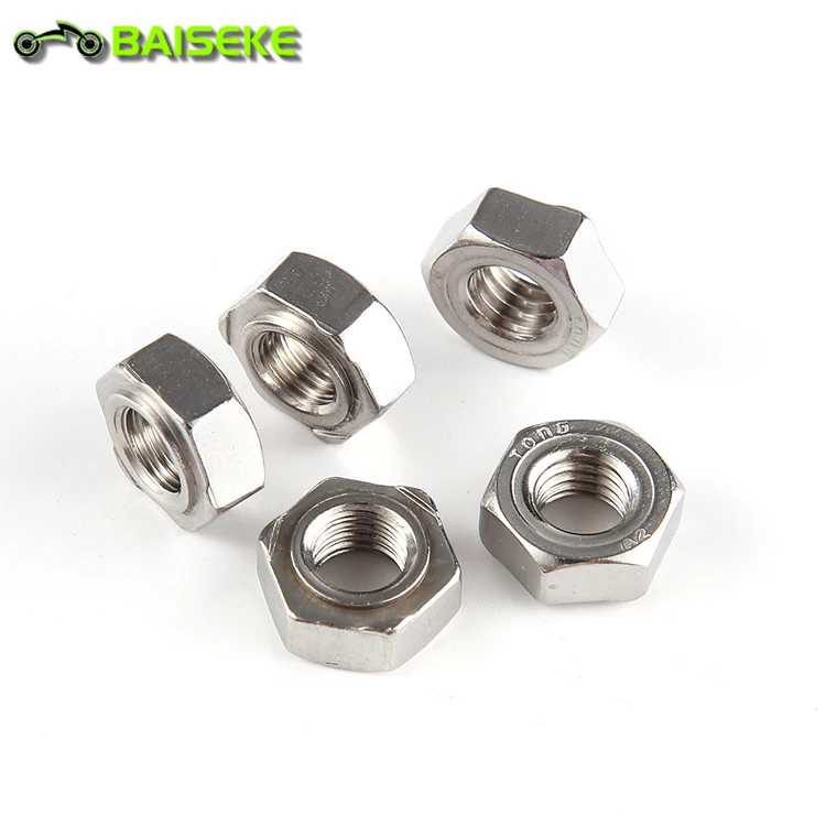 DIN929 белые оцинкованные шестигранные сварочные гайки от baiseke