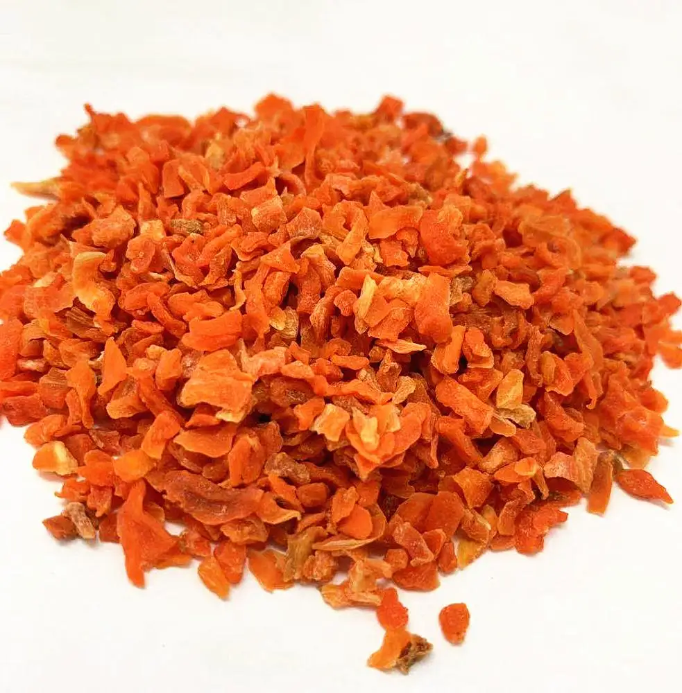 Puffed Carrot Cubes Carrot Granules Carrot Flakes
