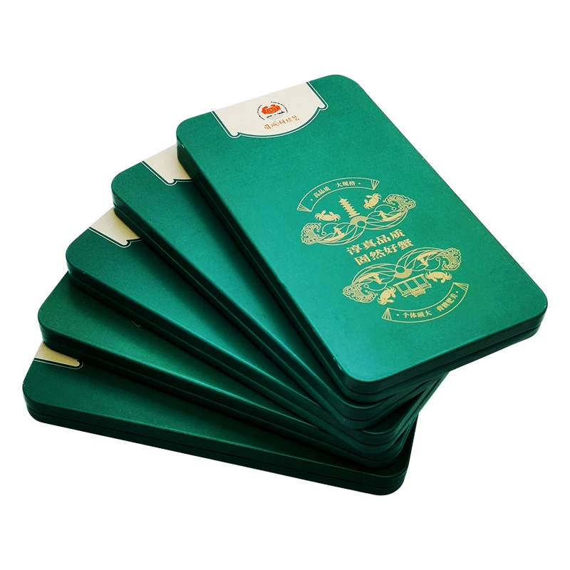 6 x 3.5  Flat Tin Boxes Container For Playing Cards/Greeting Cards/USB Cable