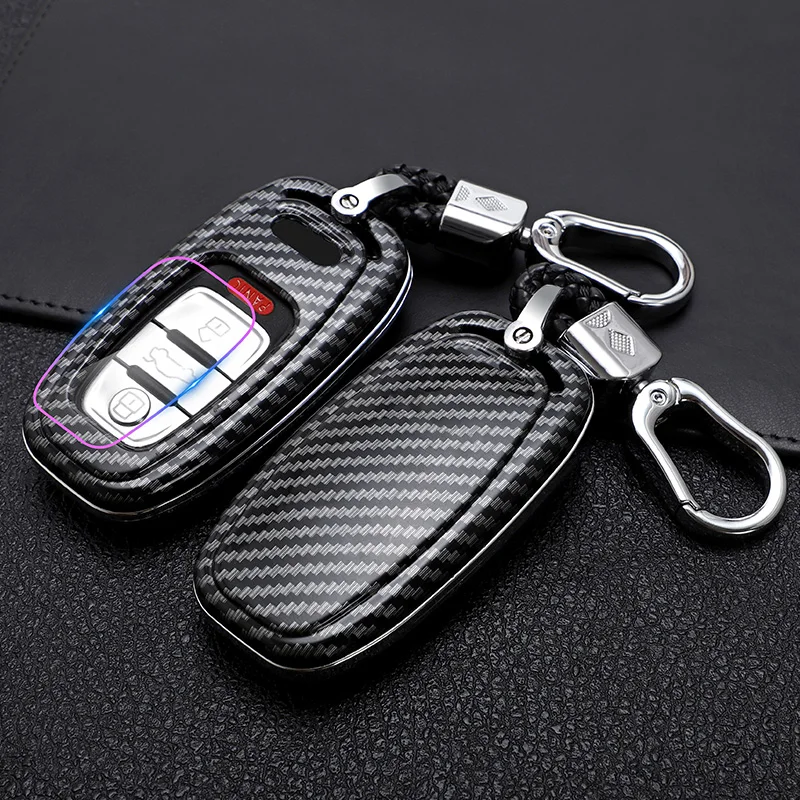 Car Key Cover Fob Case Shell For Audi A1 A3 A4 A5 A6 A7 A8 Quattro Q3 Q5 Q7 2009 2010 2011 2012 2013 2014 2015 Accessories