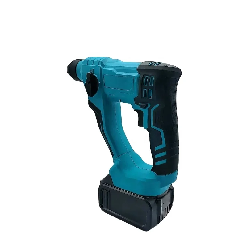 21V Portable Industrial & DIY Grade Cordless Impact Drill Light Jackhammer with SDS Plus Bit Lithium Electric Rotary Hammer