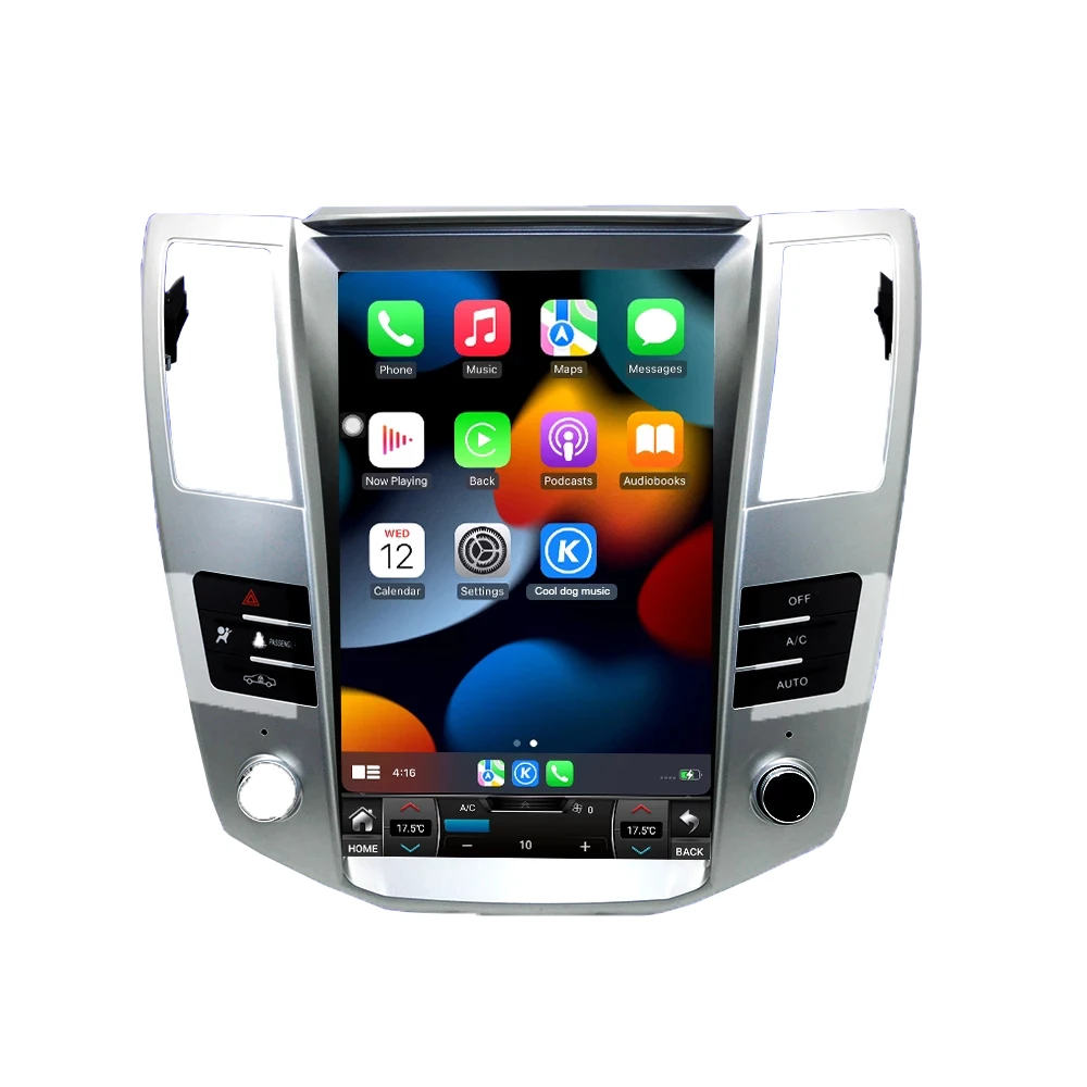 Автомагнитола IYING стерео экран Tesla Carplay Android автомобильное радио для LEXUS RX 2004 2005 2006 2007 2008 мультимедийный видеоплеер