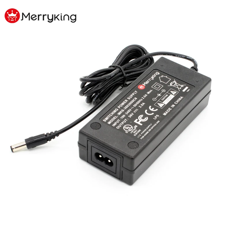 Desktop adapter C6 C8 C14 12V 3A 26W AC 100-24v CCTV power supply for Camera fan computer with UL,FCC,PSE,CE, S-Mark, TUV GS
