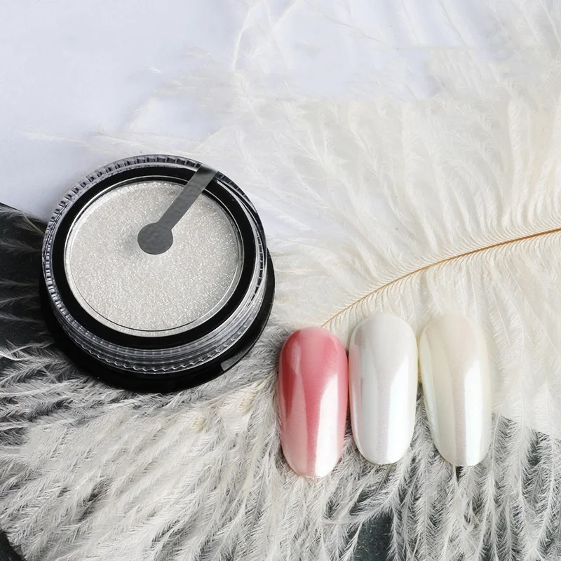 Высококачественный белый жемчужный пигментный слюдяной порошок оптом Прозрачный акриловый для ногтей профессиональных