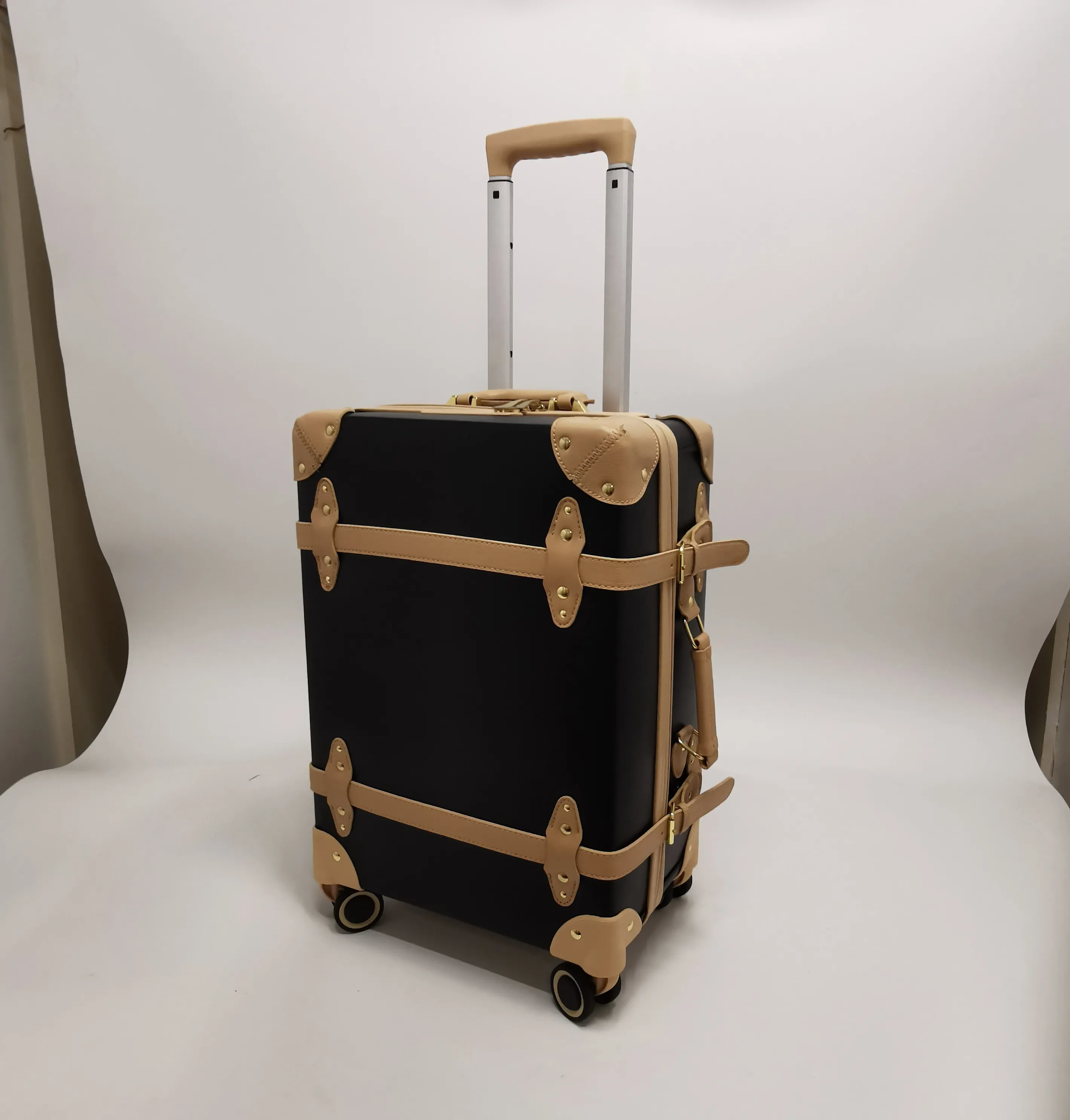 Factory new design  Classical Vintage  trolley Luggage with TSA lock