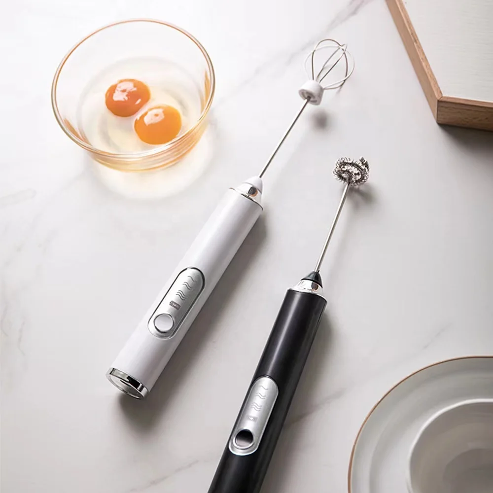 Mini Blender Mixer 3 Speeds Adjustable Handheld Electric Milk Frother for Coffee