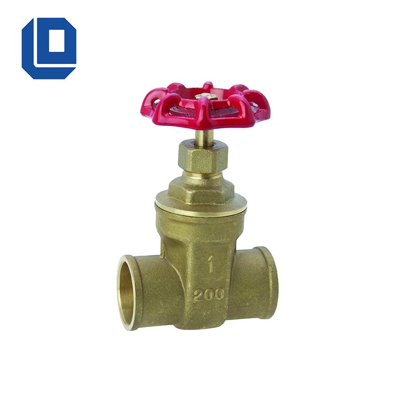 Клапан латунных ворот