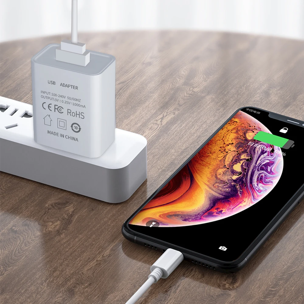 Factory 5v 1A 5W Fast Charging mobile charger USB Wall Charger for phone