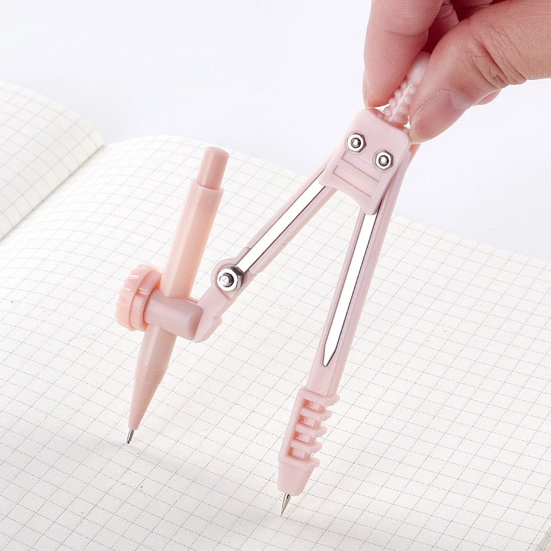 
7 Pieces Cute Compass Ruler Set Drawing Compass Student Drafting School&Office Stationary 