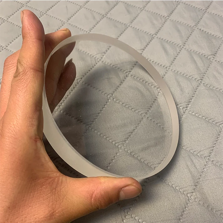 Round Tempered Sight Glass For Boiler Observation
