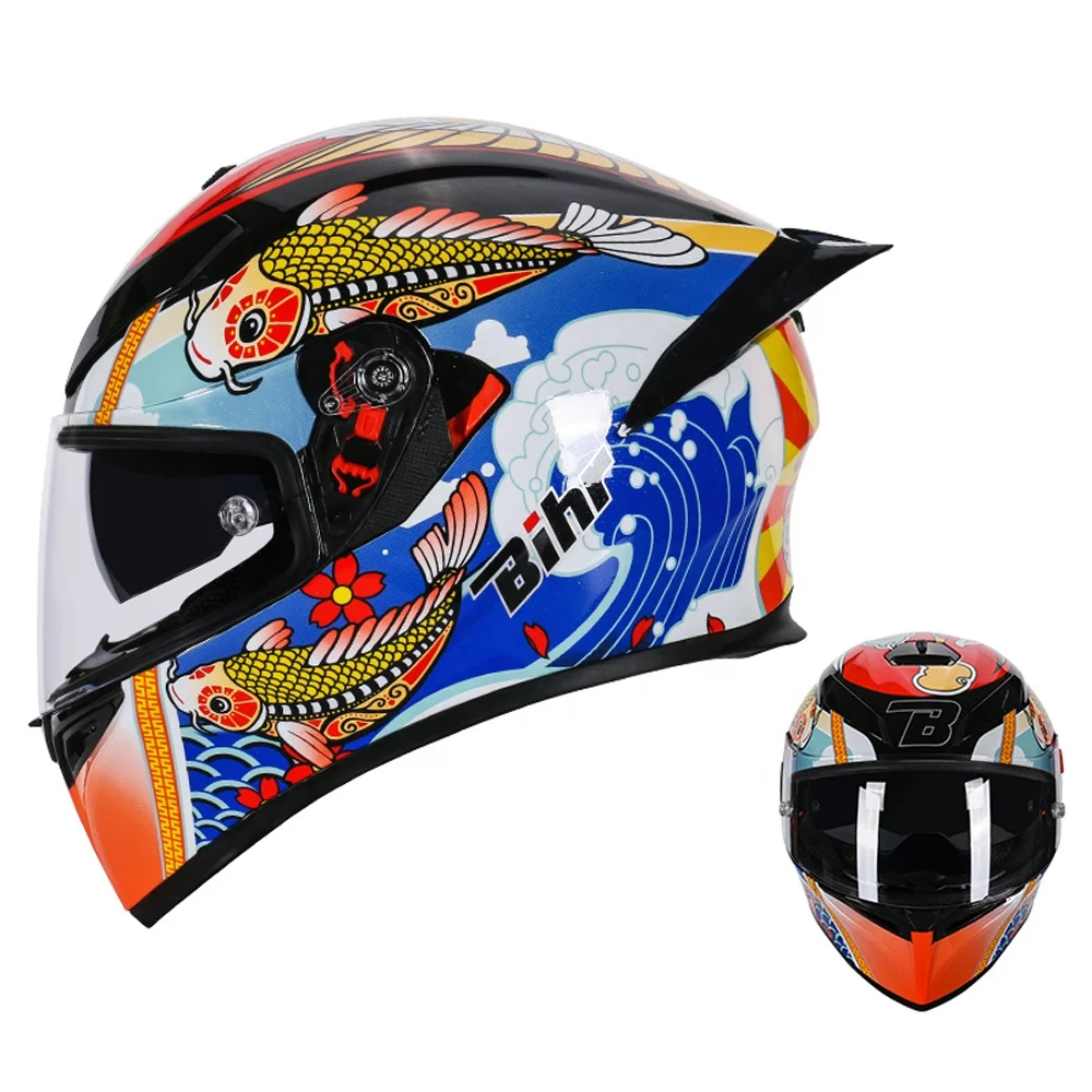 Motorcycle Accessories Motorcycle Safety Helmets ABS Full Face Double lens racing cross country  helmet DOT approved Helmet