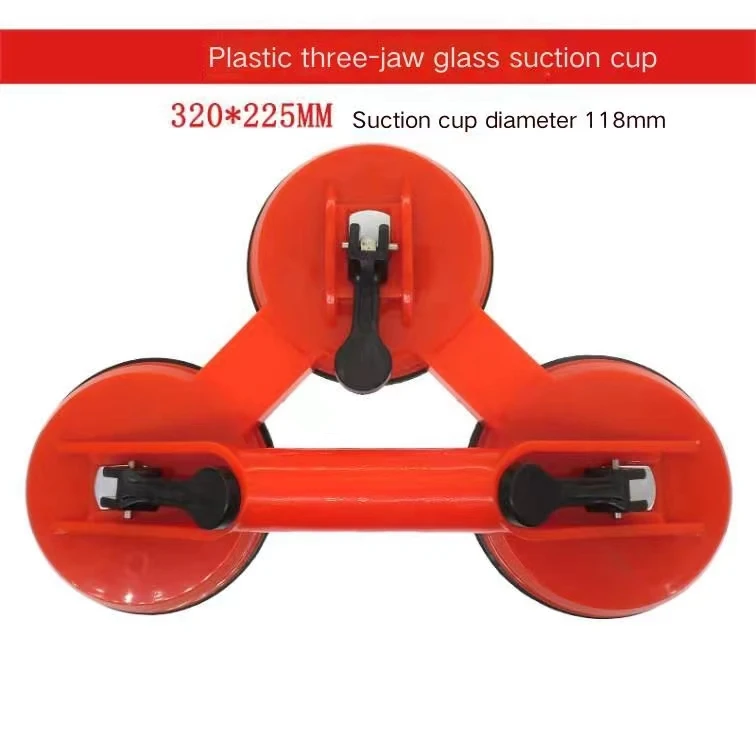 Plastic three-claw ceramic tile glass vacuum suction cup PC environmental plastic hand tools