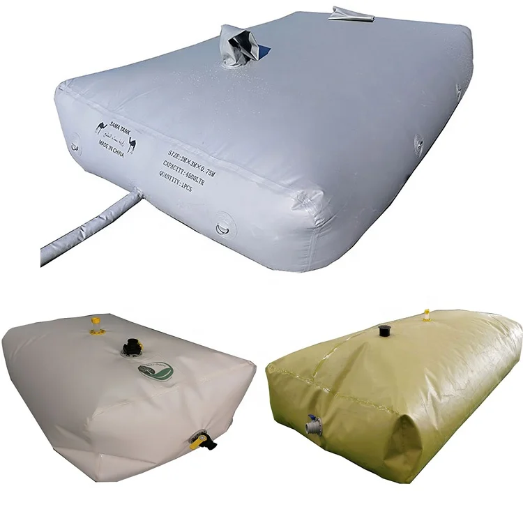 Collapsible water bottle foldable water storage bladder 1500l water bladders hydration