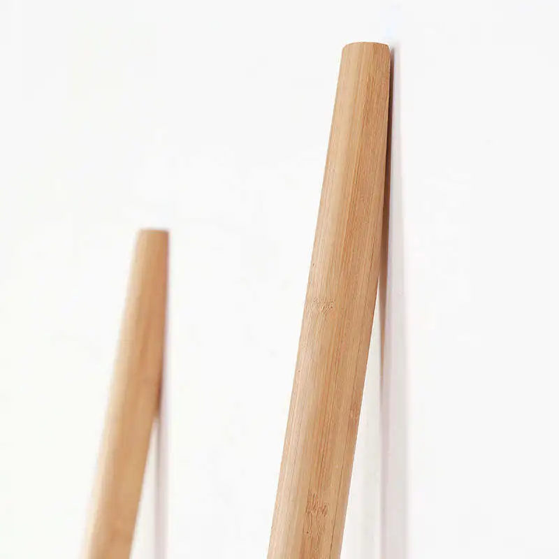 Customized simple style self-supporting bamboo towel ladder towel rack and bamboo bracket