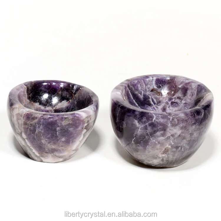 Dream Amethyst Bowls Crystal Quartz Bowls Hand Carved Bowl