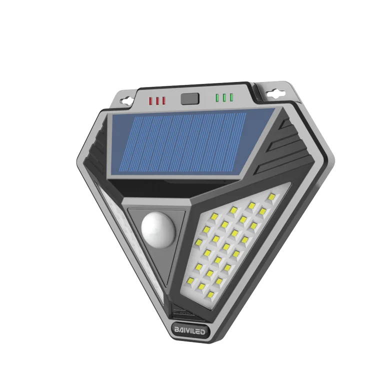  Водонепроницаемый IP65 люмен 150 лм светодиодный огонь 48 шт Led SMD2835 сад открытый датчик движения Ночной Солнечный