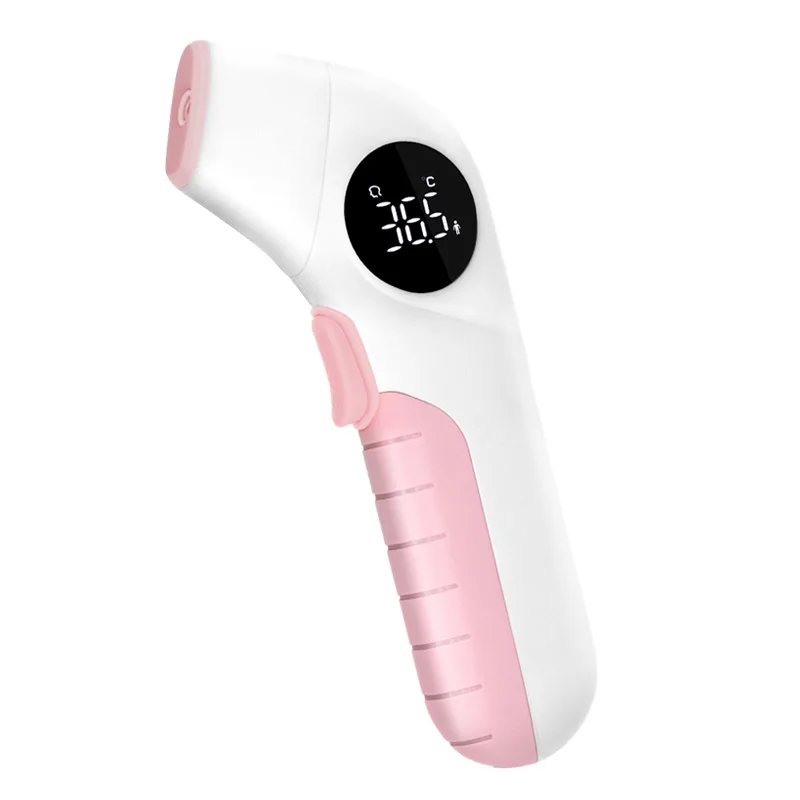 Digital Ear Thermometer Dual LED Display Fahrenheit to Centigrade Adjustable High Accuracy Temperature Gauge Sensor