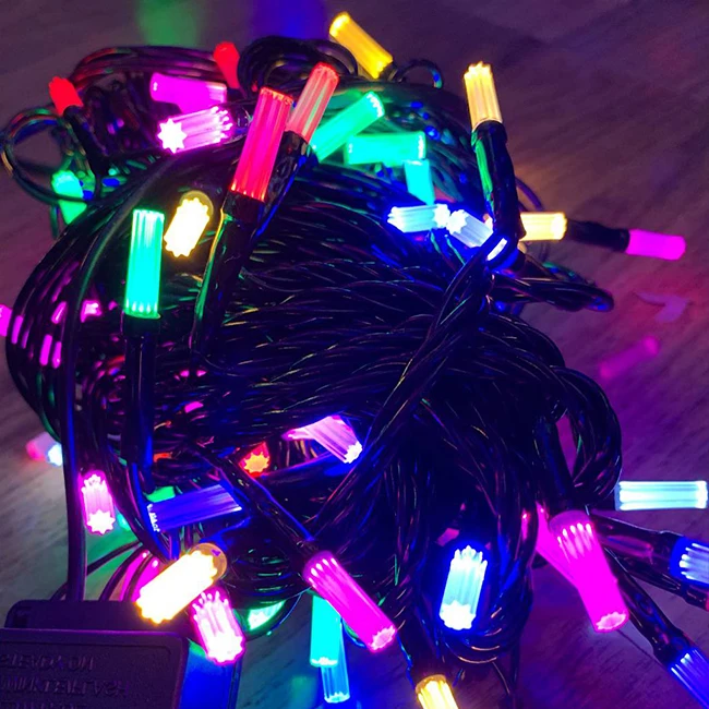 
Extendable Christmas Strip Led Lights, Multiple-Color Led String Holiday Lighting Outdoor 10 Meter Wire Cheapest Holiday Light 