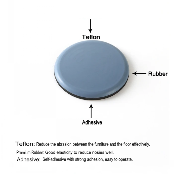 Light Blue Durable Furniture Moving Pads with Adhesive
