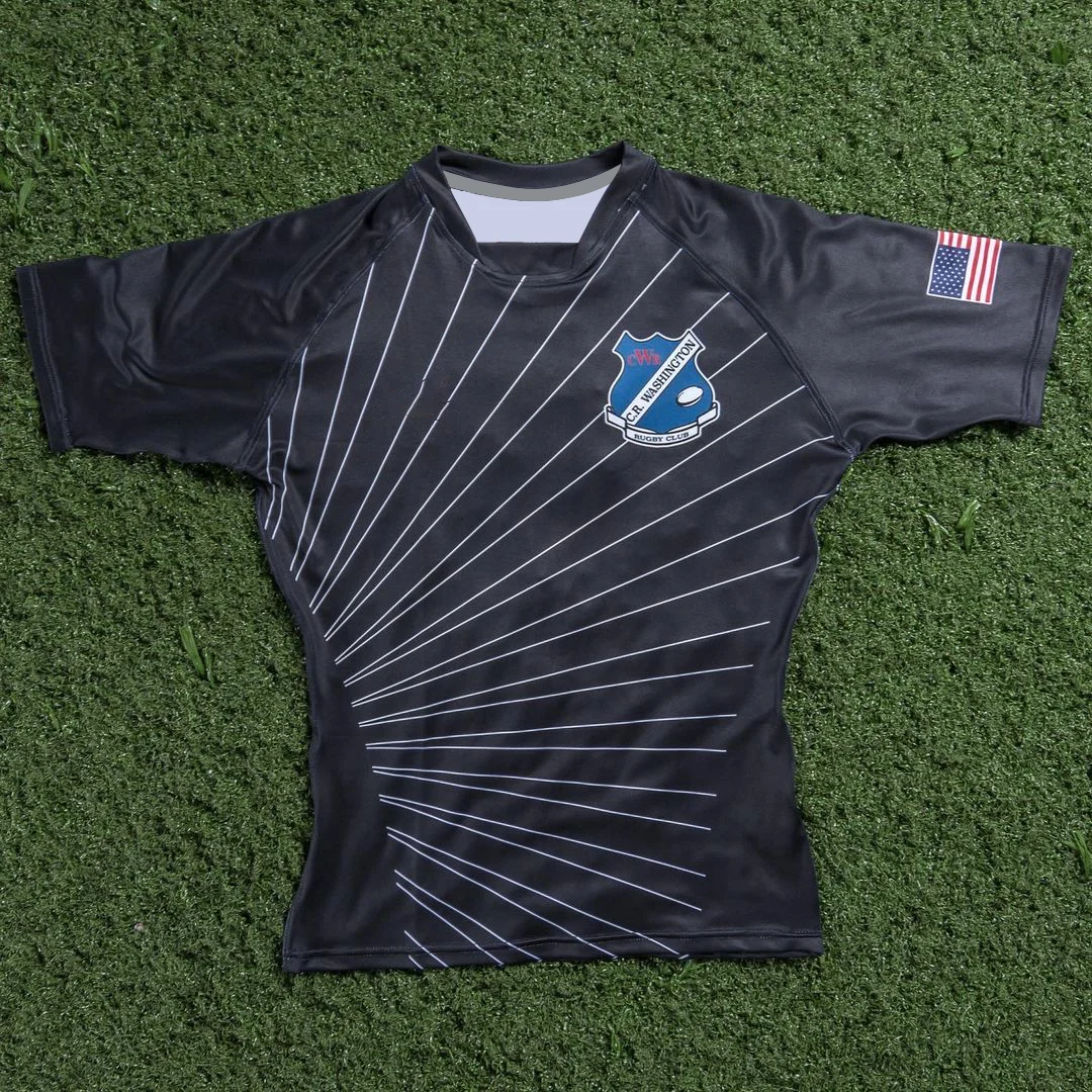 2021 полиэстер для детей, оптовая продажа, комплект командной формы с сублимационной печатью, двухсторонний комплект униформы одинарной лиги, шорты для регби, Джерси