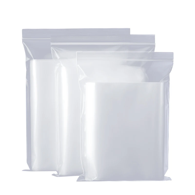 YURUI Factory Clear Poly Print Bag Custom zipper bags