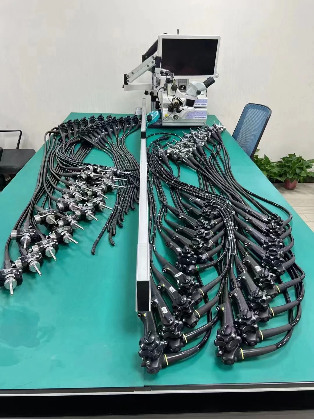 Portable Video Gastroscope Flexible Video Colonoscope for fiber endoscope system