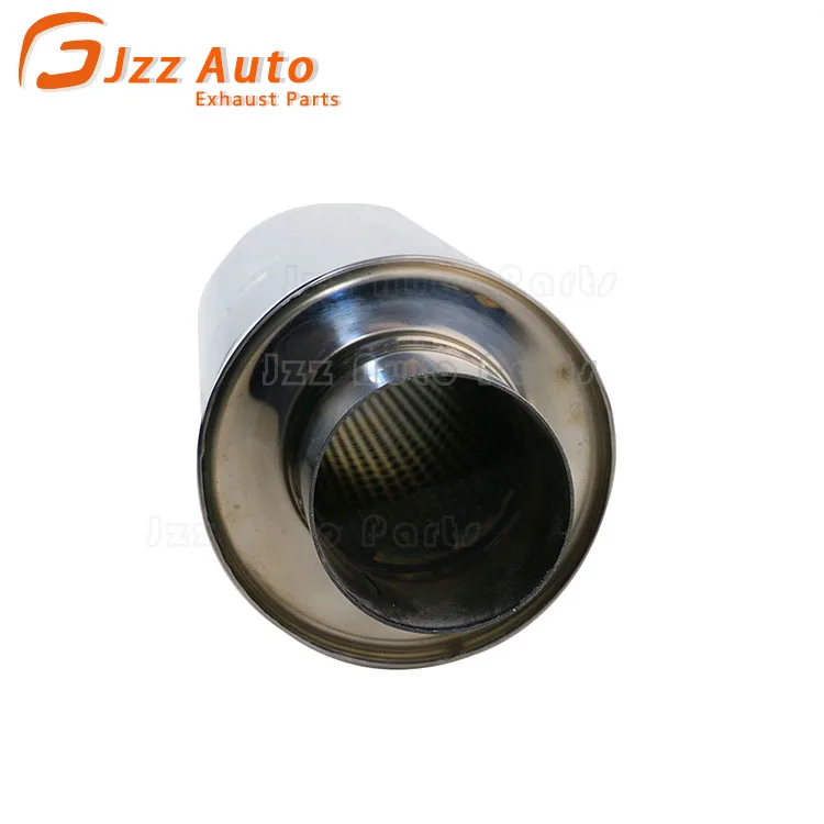 Auto Performance Parts Tuning Exhaust Systems Universal Resonator Stainless Steel 76mm Straight Round Muffler Car Silencer