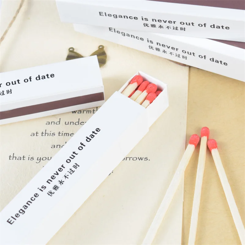 For Household High Quality Wooden Matchsticks With Various Color With Long Lengths Wholesale Bulk Lower Moq Price Custom Matches