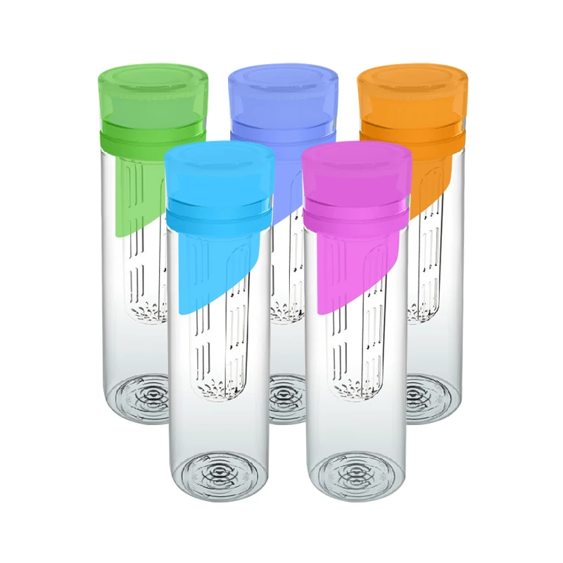 Лучший продавец, инфузер для фруктов, бутылка для воды, экологически чистый шейкер, бутылки, прямая пластиковая колба