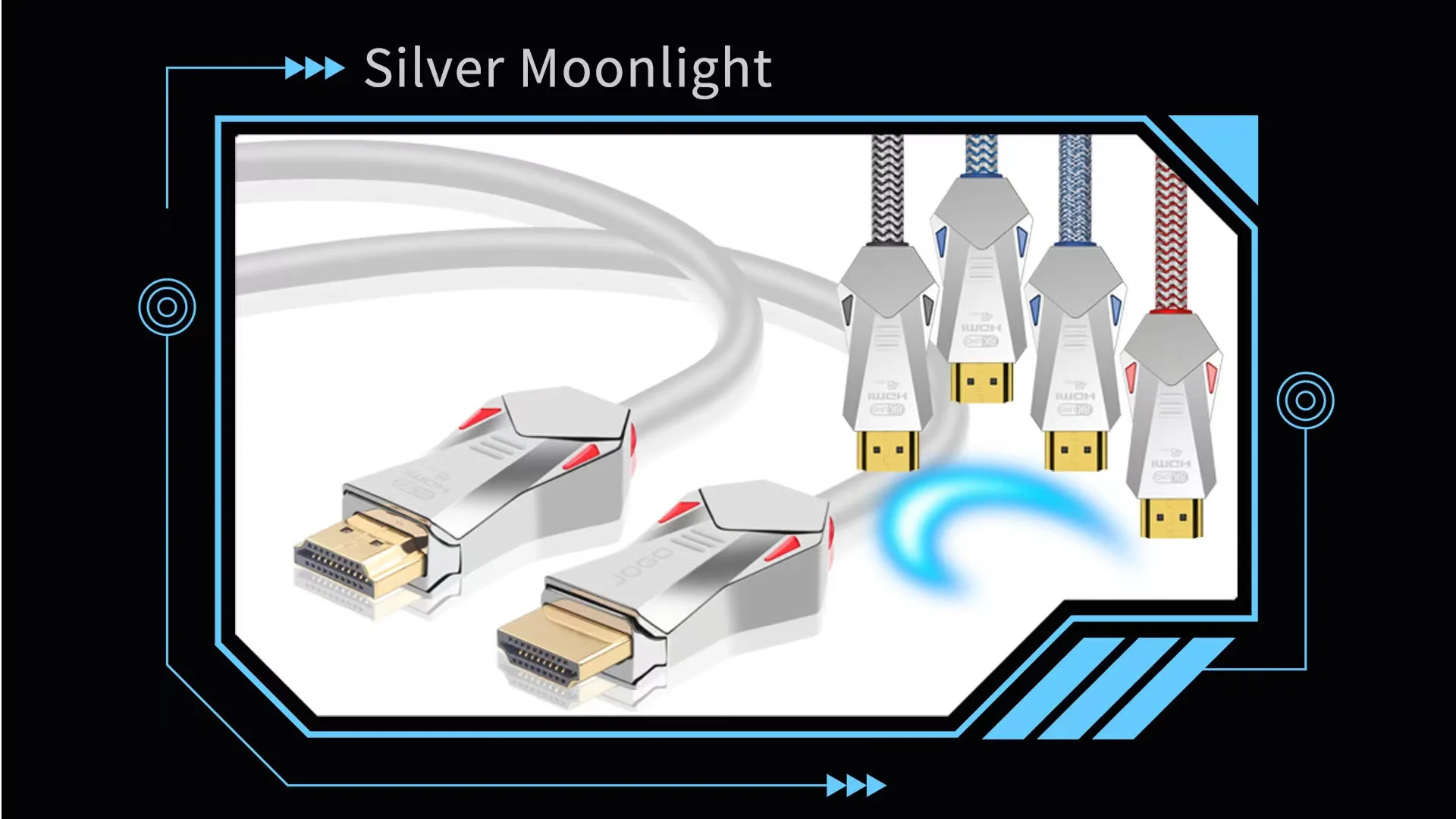2022 Newest HD Video 8K@60Hz 4K@120Hz HDMI Cable 2.1v for Home Theater System/Monitor/Game Consol