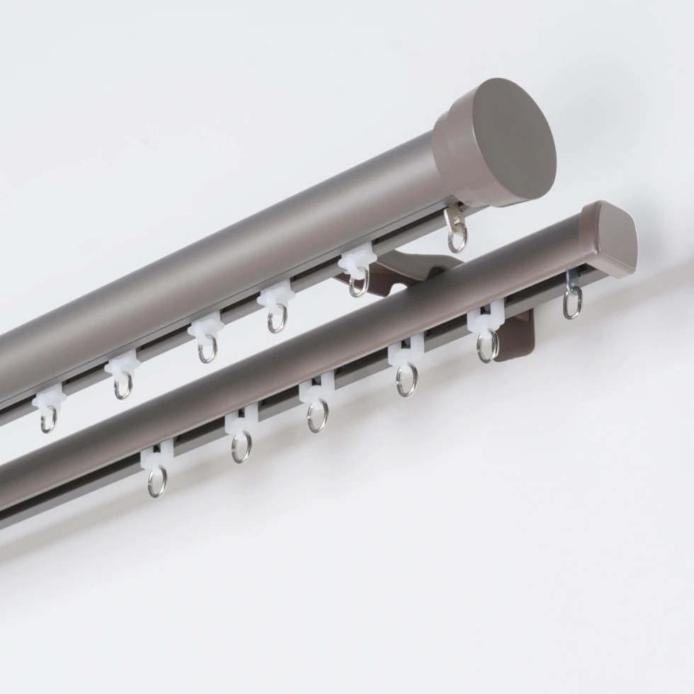 Luxury curtain pole sets metal curtain rod for window curtain & Forrail
