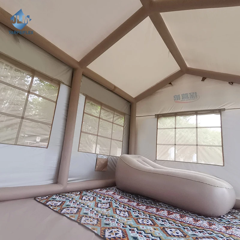 Custom camping hiking tend Self Supporting Structure portable Inflatable House Tent